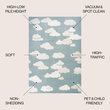 Hedwig Youth Cloud Scandi Rug Area Rug